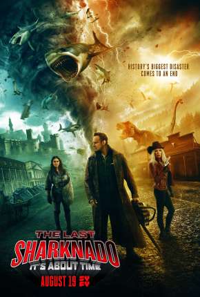 Imagem Filme O Último Sharknado - Já Estava na Hora Torrent