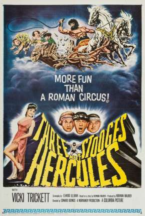 Imagem Filme Os Três Patetas com Hércules no Olimpo Mega / Google Drive